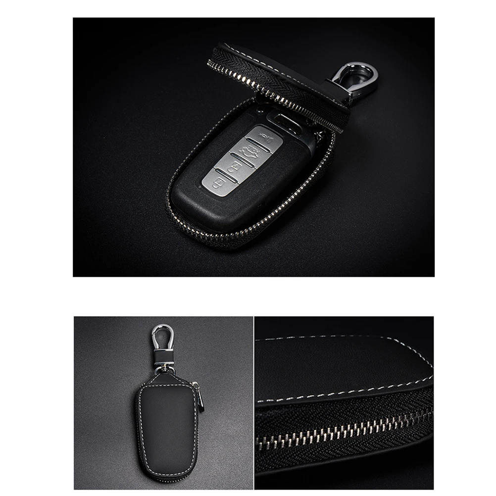 1 Pcs Fashion Genuine Leather Car Key Holder Bag Zipper Closure Lightweight Durable Key Case for Car Keys Protection
1 Pcs Fashion Genuine Leather Car Key Holder Bag Zipper Closure Lightweight Durable Key Case for Car Keys Protection
