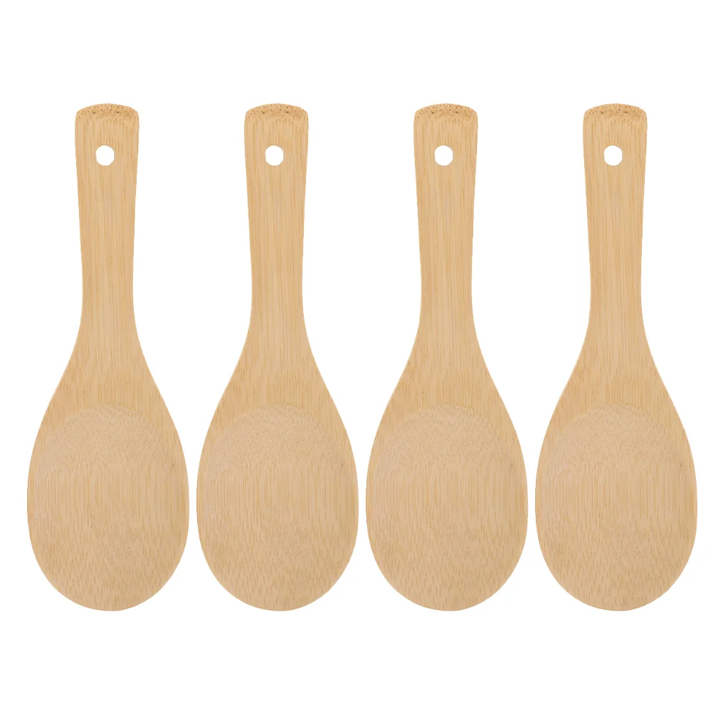 4pcs Nonstick Bamboo Rice Scooper for StirFrying Cooking Utensils Safe Carbonized Bamboo Grain Spoon Replacement
4pcs Nonstick Bamboo Rice Scooper for StirFrying Cooking Utensils Safe Carbonized Bamboo Grain Spoon Replacement