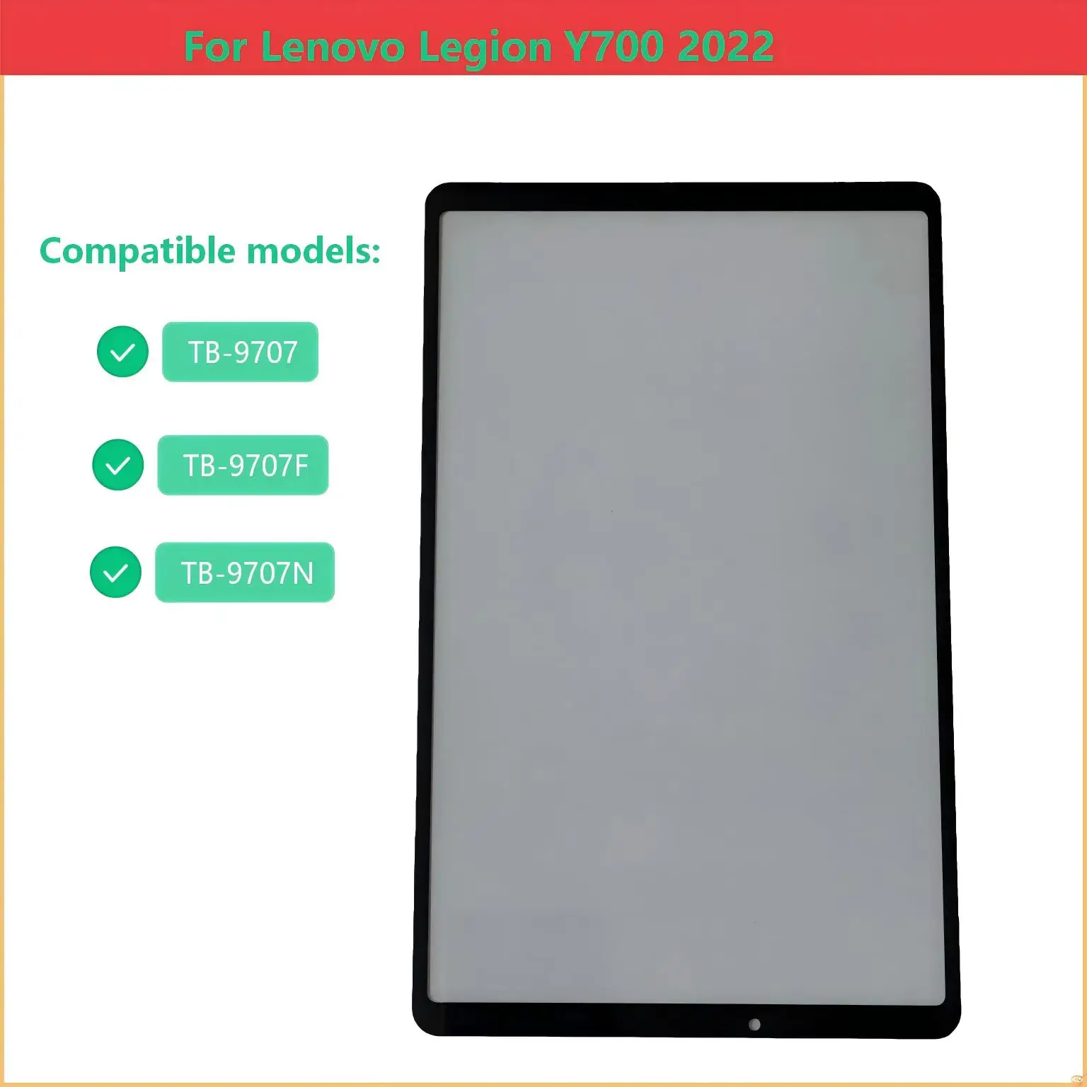 AAA For Lenovo Legion Y700 2022 TB-9707F TB-9707N TB-9707 Touch Screen Panel Tablet Front Outer LCD Glass Lens With OCA
AAA For Lenovo Legion Y700 2022 TB-9707F TB-9707N TB-9707 Touch Screen Panel Tablet Front Outer LCD Glass Lens With OCA