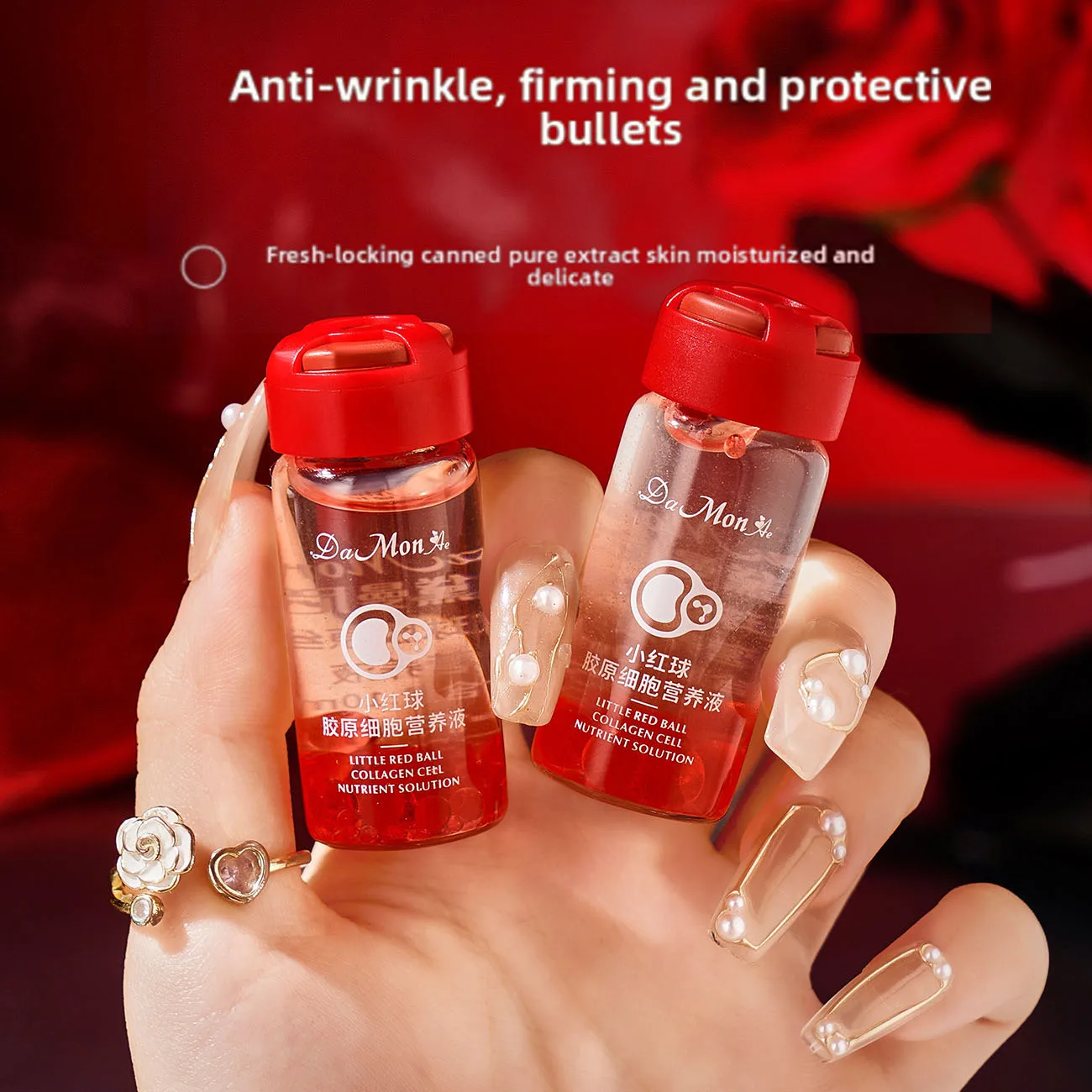 Little Red Ball Collagen Cell Nutrient Solution,Delicate and moisturizing serum to improve skin and bloom a youthful appearance
Little Red Ball Collagen Cell Nutrient Solution,Delicate and moisturizing serum to improve skin and bloom a youthful appearance