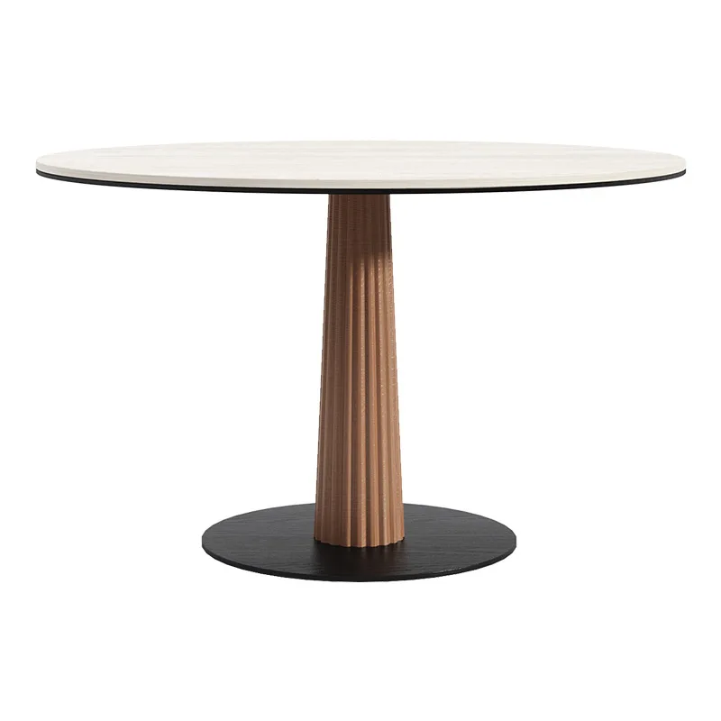 French retro solid wood small round table household small apartment balcony negotiation table and chair combination travertine r
French retro solid wood small round table household small apartment balcony negotiation table and chair combination travertine r