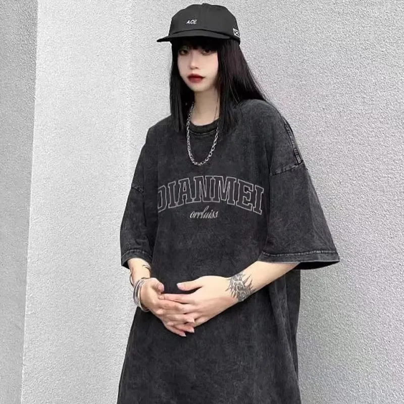 Summer Large Size Hip Hop Fashion Streetwear Round Ne Printing Men's and Women's Same Retro Washed Cotton
Summer Large Size Hip Hop Fashion Streetwear Round Ne Printing Men's and Women's Same Retro Washed Cotton