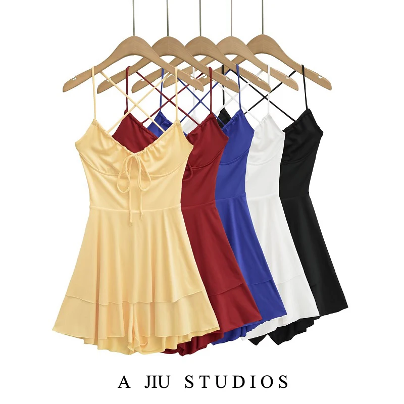 Летняя сексуальная женская юбка трапециевидной формы с перекрестными бретелями Dr, тонкая юбка трапециевидной формы с высокой талией, мягкая средняя эластичная повседневная посадка
Летняя сексуальная женская юбка трапециевидной формы с перекрестными бретелями Dr, тонкая юбка трапециевидной формы с высокой талией, мягкая средняя эластичная повседневная посадка