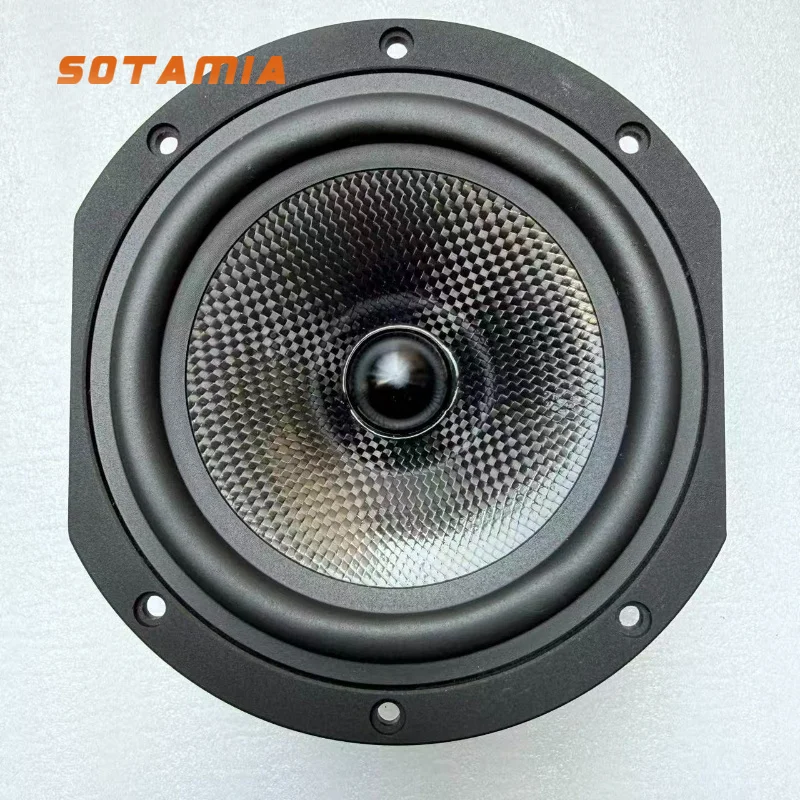 SOTAMIA 1pcs 5.25 Inch Aluminum Frame Carbon Fiber Mid Bass Speaker 8 Ohm 50W Home Smart Audio Bookshelf Desktop Speaker Update
SOTAMIA 1pcs 5.25 Inch Aluminum Frame Carbon Fiber Mid Bass Speaker 8 Ohm 50W Home Smart Audio Bookshelf Desktop Speaker Update