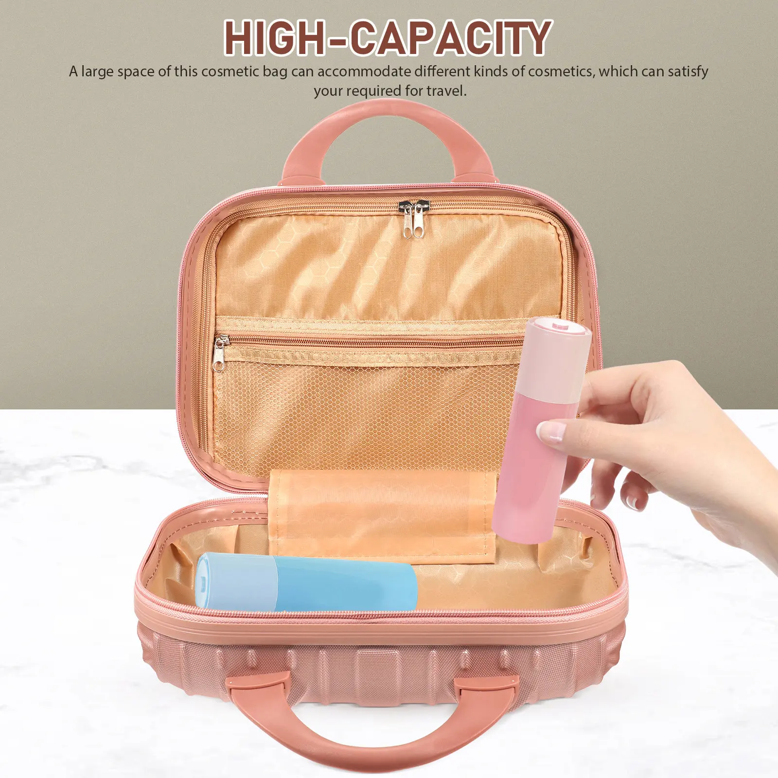 1Pcs Portable Bag Travel Makeup Box Large Capacity Handheld Multifunctional Holder for Nail Art Cosmetics Storage
1Pcs Portable Bag Travel Makeup Box Large Capacity Handheld Multifunctional Holder for Nail Art Cosmetics Storage