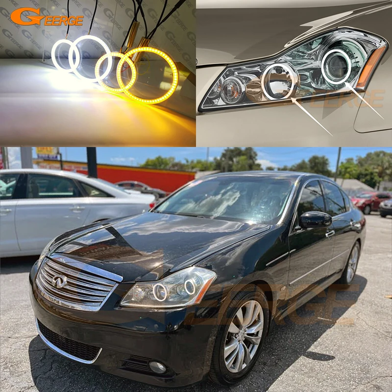 Для INFINITI M M35 M45 NISSAN FUGA Y50 ультра яркий A/W переключатель дневного света указатель поворота SMD светодиодный комплект ангельских глаз кольца Halo
Для INFINITI M M35 M45 NISSAN FUGA Y50 ультра яркий A/W переключатель дневного света указатель поворота SMD светодиодный комплект ангельских глаз кольца Halo