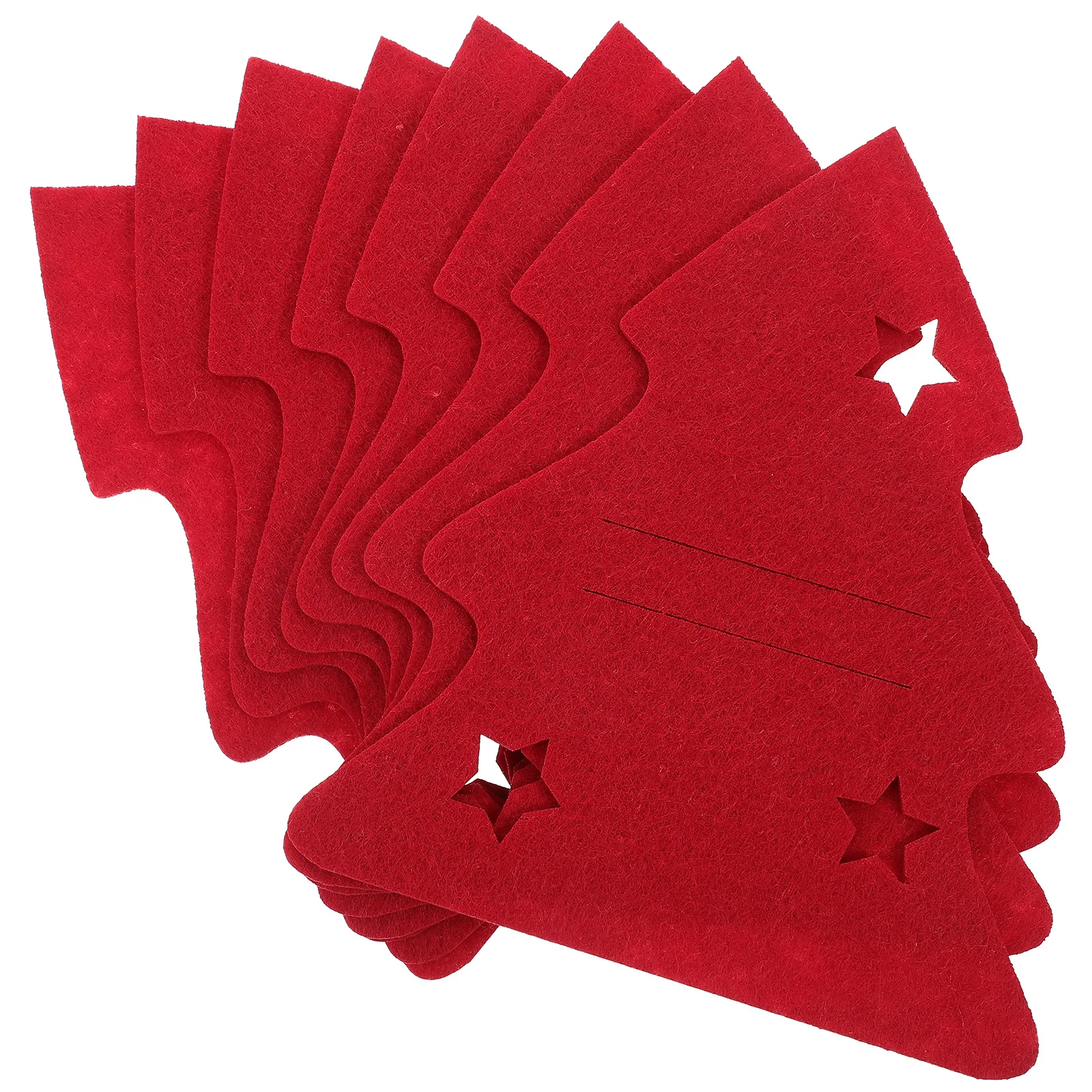 8Pcs Christmas Tree Cutlery Bags Felt Tableware Holder Spoon Fork Pouch Christmas Festive Decoration Cutlery Holder for Party
8Pcs Christmas Tree Cutlery Bags Felt Tableware Holder Spoon Fork Pouch Christmas Festive Decoration Cutlery Holder for Party