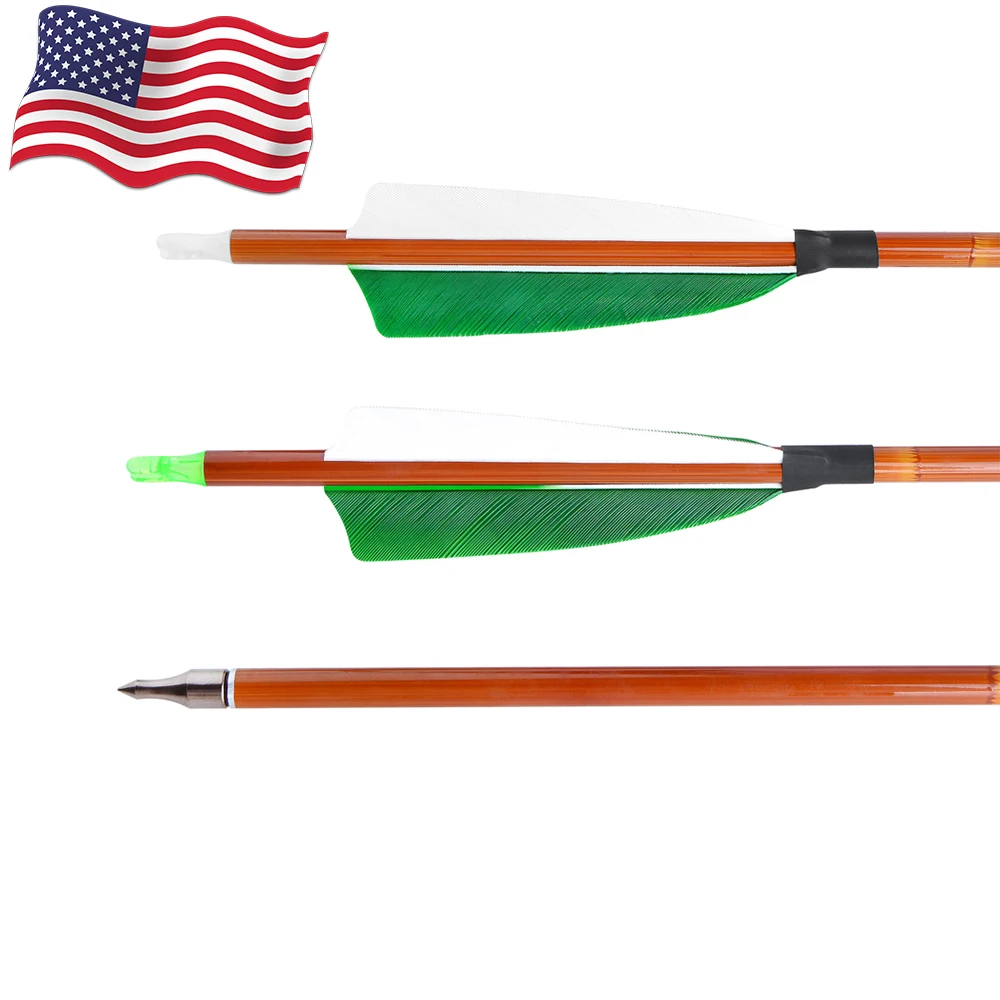 Archery Mixed Carbon Arrows Turkey Feather SP500 High Strength 100Grain Arrowhead Arrows ID6.2mm Recurve Compound Bow Shooting
Archery Mixed Carbon Arrows Turkey Feather SP500 High Strength 100Grain Arrowhead Arrows ID6.2mm Recurve Compound Bow Shooting