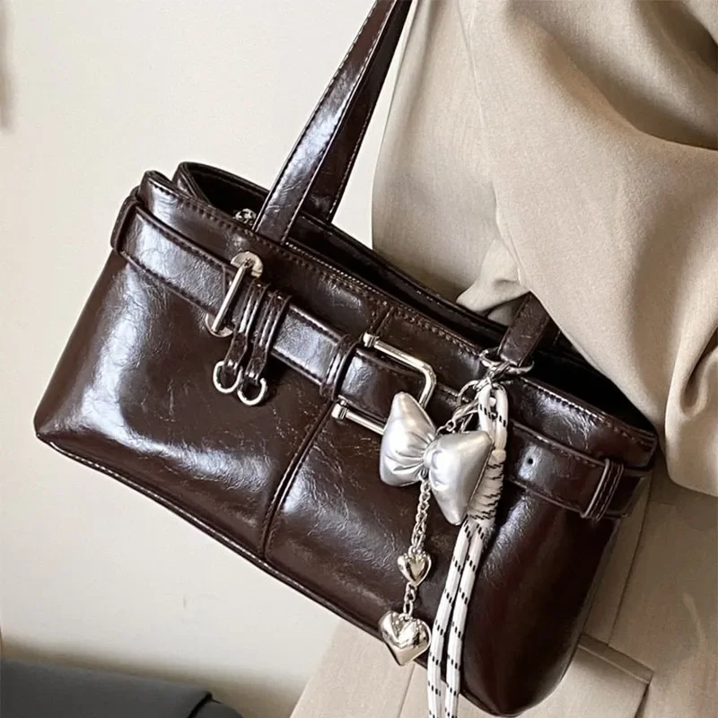 Vintage Coffee Color Casual Tote Shoulder Bag Women Cute Shopping Bag Female Handbag
Vintage Coffee Color Casual Tote Shoulder Bag Women Cute Shopping Bag Female Handbag