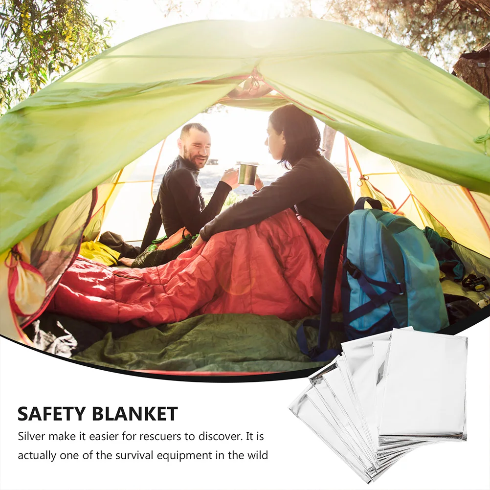 6Pcs Emergency Blanket Outdoor Camping Thermal Insulation Blanket Portable Lightweight Waterproof All Weather
6Pcs Emergency Blanket Outdoor Camping Thermal Insulation Blanket Portable Lightweight Waterproof All Weather