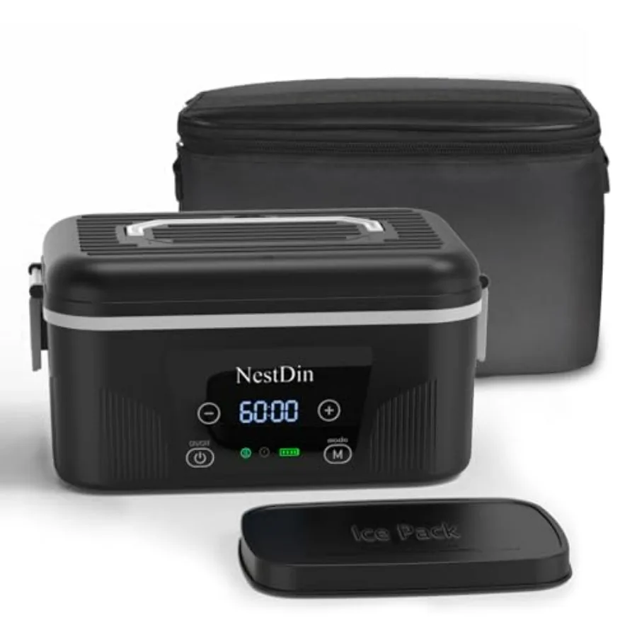 Cordless Heated Lunch Box 1.4L Battery Powered Electric Food Warmer with Custom Heating Time and Preset Function for Adults Por
Cordless Heated Lunch Box 1.4L Battery Powered Electric Food Warmer with Custom Heating Time and Preset Function for Adults Por