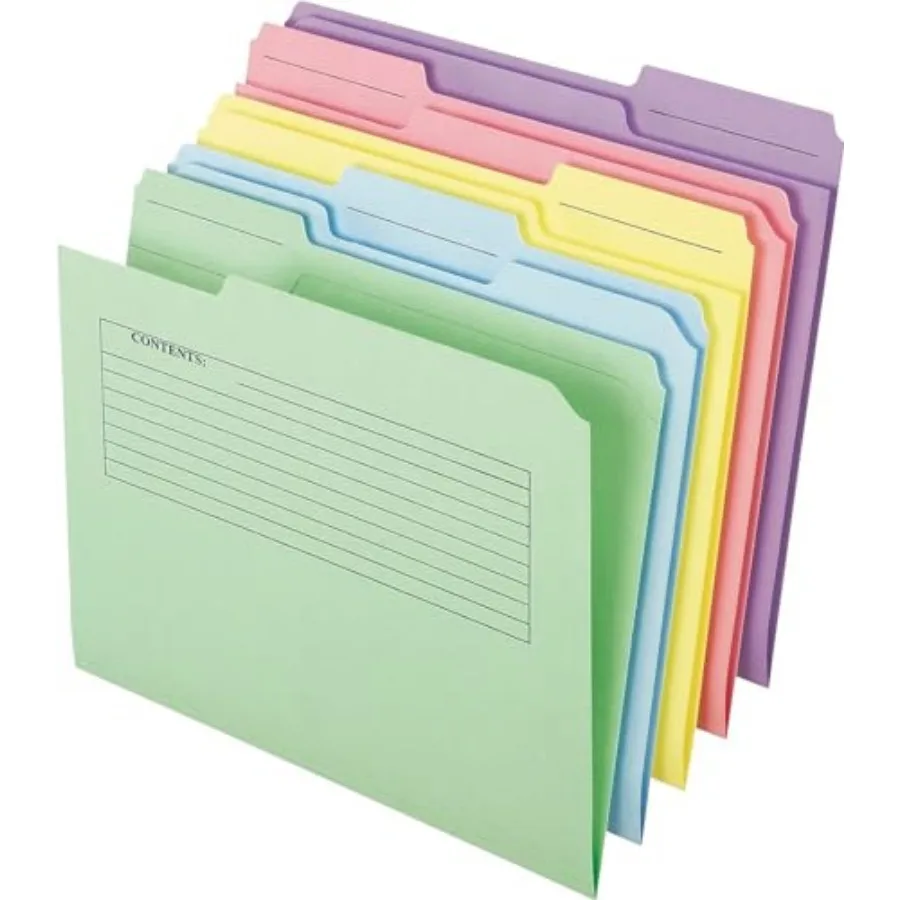 Printed Notes File Folders, 1/3 Cut, Top Tab, Letter Size, Assorted Colors 45269,30 per pack
Printed Notes File Folders, 1/3 Cut, Top Tab, Letter Size, Assorted Colors 45269,30 per pack