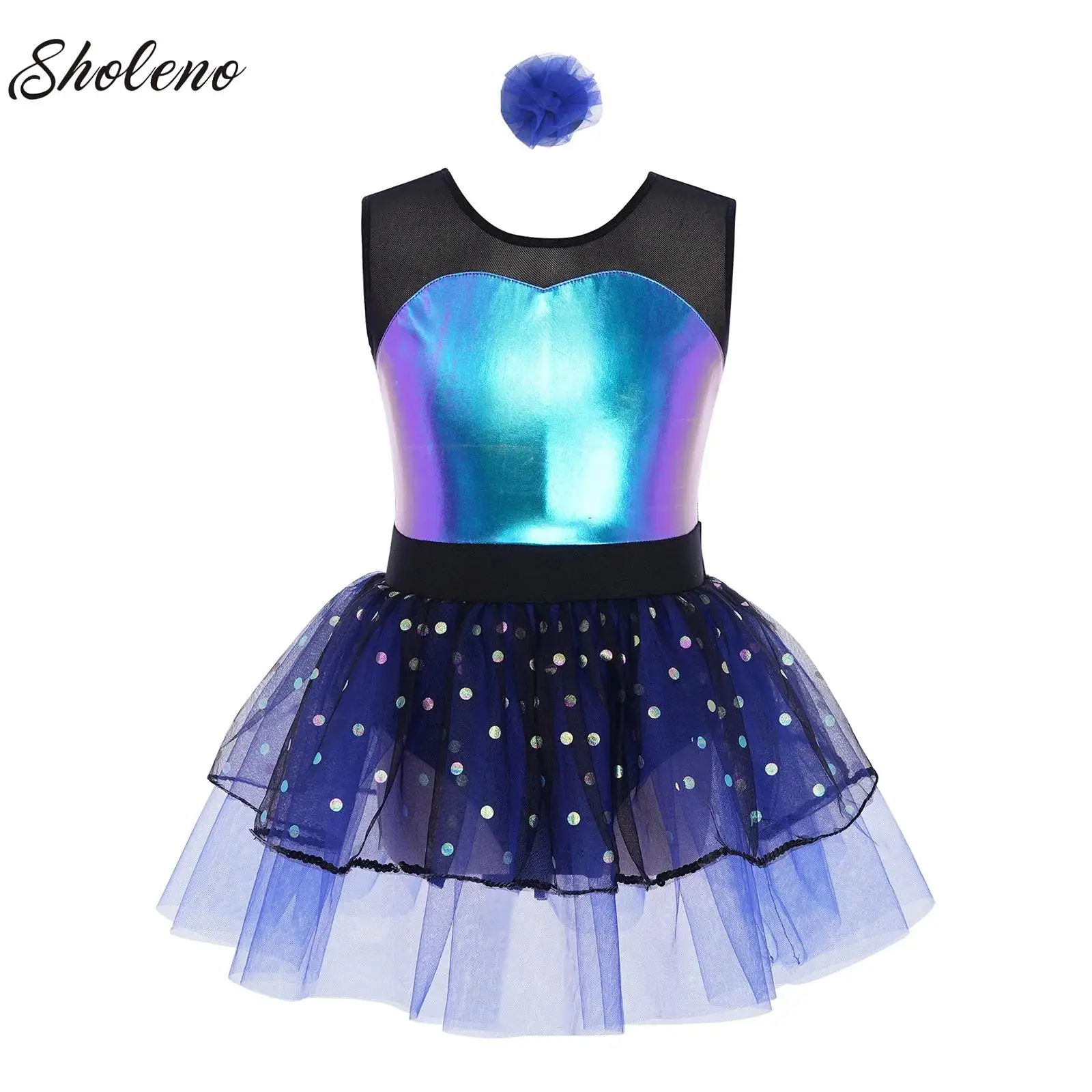 Танцевальное тюлевое балетное платье для девочек для джазовых выступлений, конкурсное платье-пачка без рукавов из металлической сетки с головным убором, комплект танцевальной одежды
Танцевальное тюлевое балетное платье для девочек для джазовых выступлений, конкурсное платье-пачка без рукавов из металлической сетки с головным убором, комплект танцевальной одежды