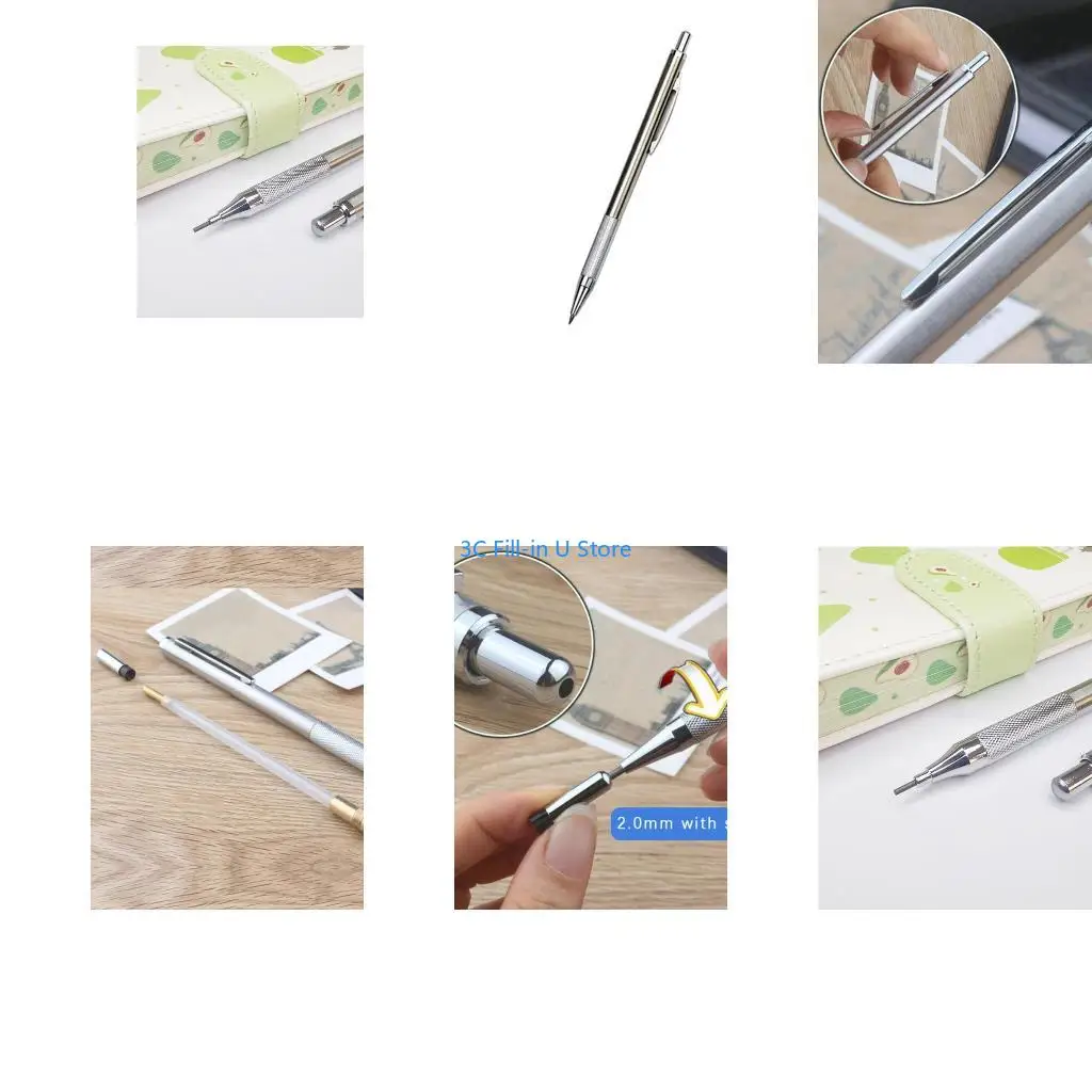 G8TA Automatic Pencil with Leads Pencil Refills Metal Mechanical Pencil for School
G8TA Automatic Pencil with Leads Pencil Refills Metal Mechanical Pencil for School