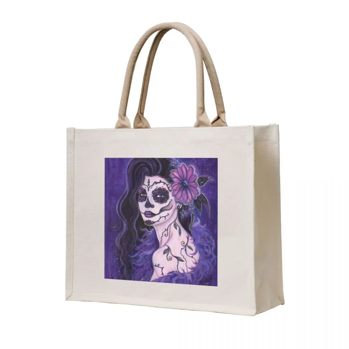 Daisy purple day of the dead art by Renee Lavoie Tote Bag Cloth bag ecological bags Gift bags great bag
Daisy purple day of the dead art by Renee Lavoie Tote Bag Cloth bag ecological bags Gift bags great bag