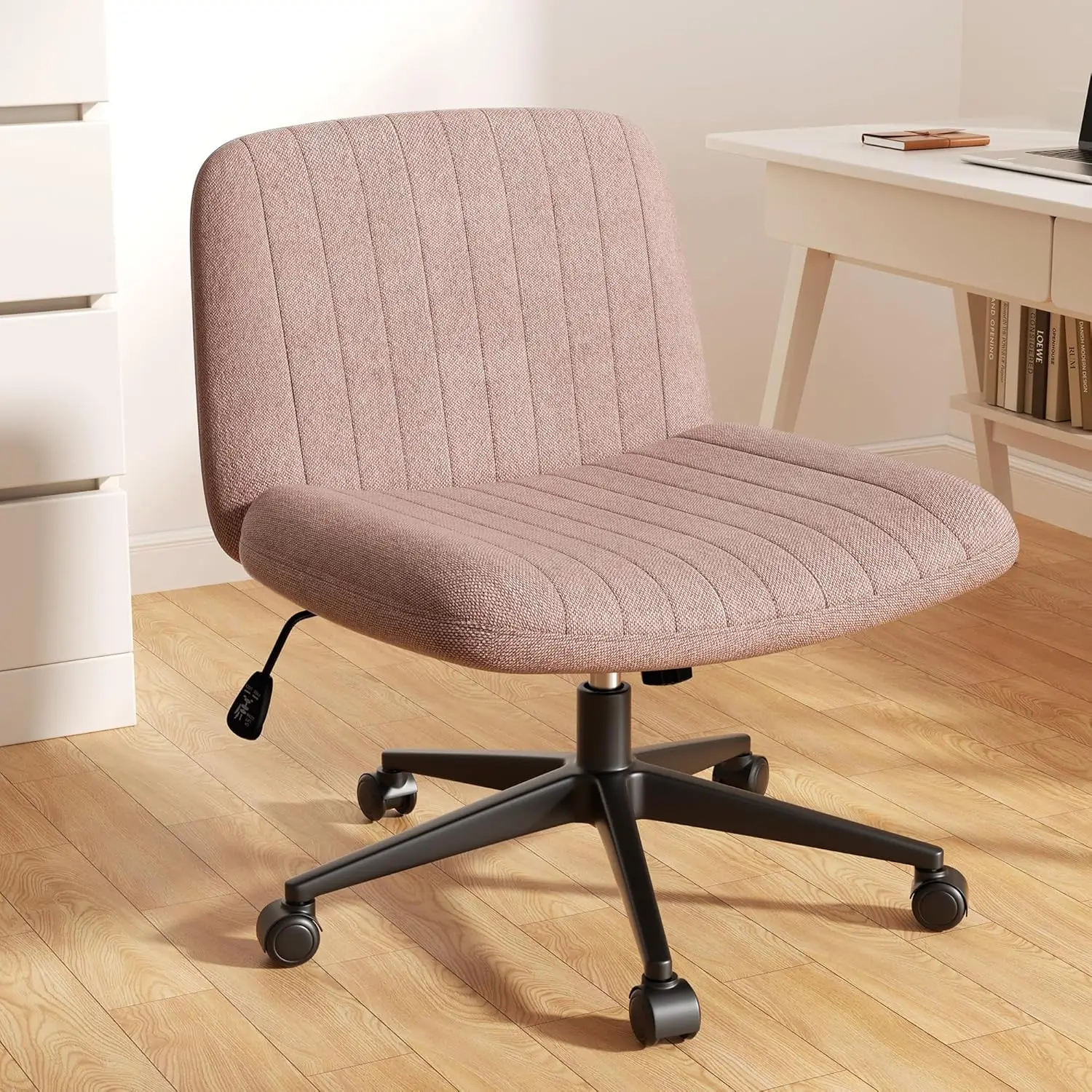Criss Cross Chair With Wheels, Cross Legged Office Chair, Arml Office Chairs Adjustable Height Swivel Tilting Fabric Vanity
Criss Cross Chair With Wheels, Cross Legged Office Chair, Arml Office Chairs Adjustable Height Swivel Tilting Fabric Vanity