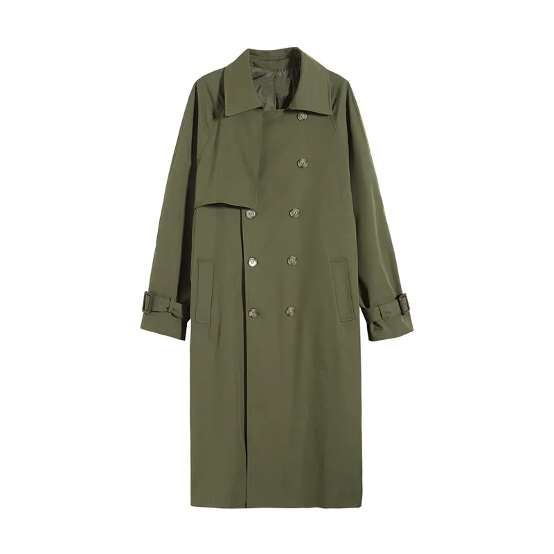 Spring Mid length Windbreaker Korean Version Handsome Over Knee Military Green Coat British Casual Loose Large Fashion Coat
Spring Mid length Windbreaker Korean Version Handsome Over Knee Military Green Coat British Casual Loose Large Fashion Coat