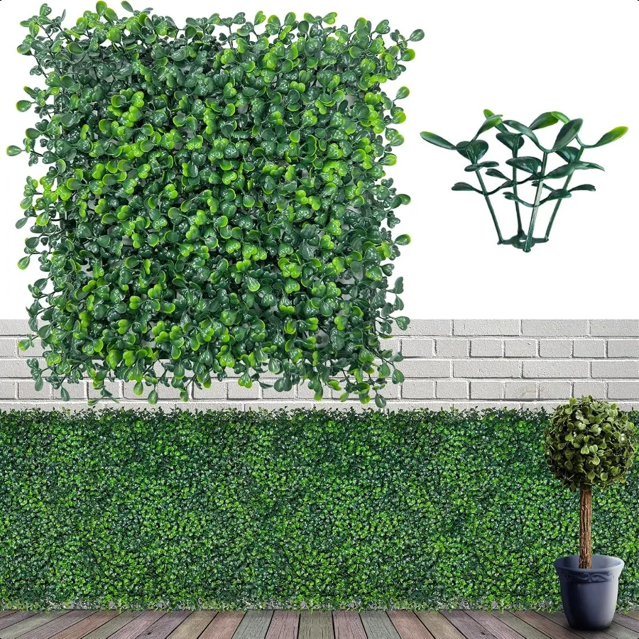 Artificial Grass Wall Panel Backdrop10" X 10" 12P 8.4 sqft UVAnti Greenery Boxwood Panels for Indoor Outdoor Green Wall Decor a
Artificial Grass Wall Panel Backdrop10" X 10" 12P 8.4 sqft UVAnti Greenery Boxwood Panels for Indoor Outdoor Green Wall Decor a