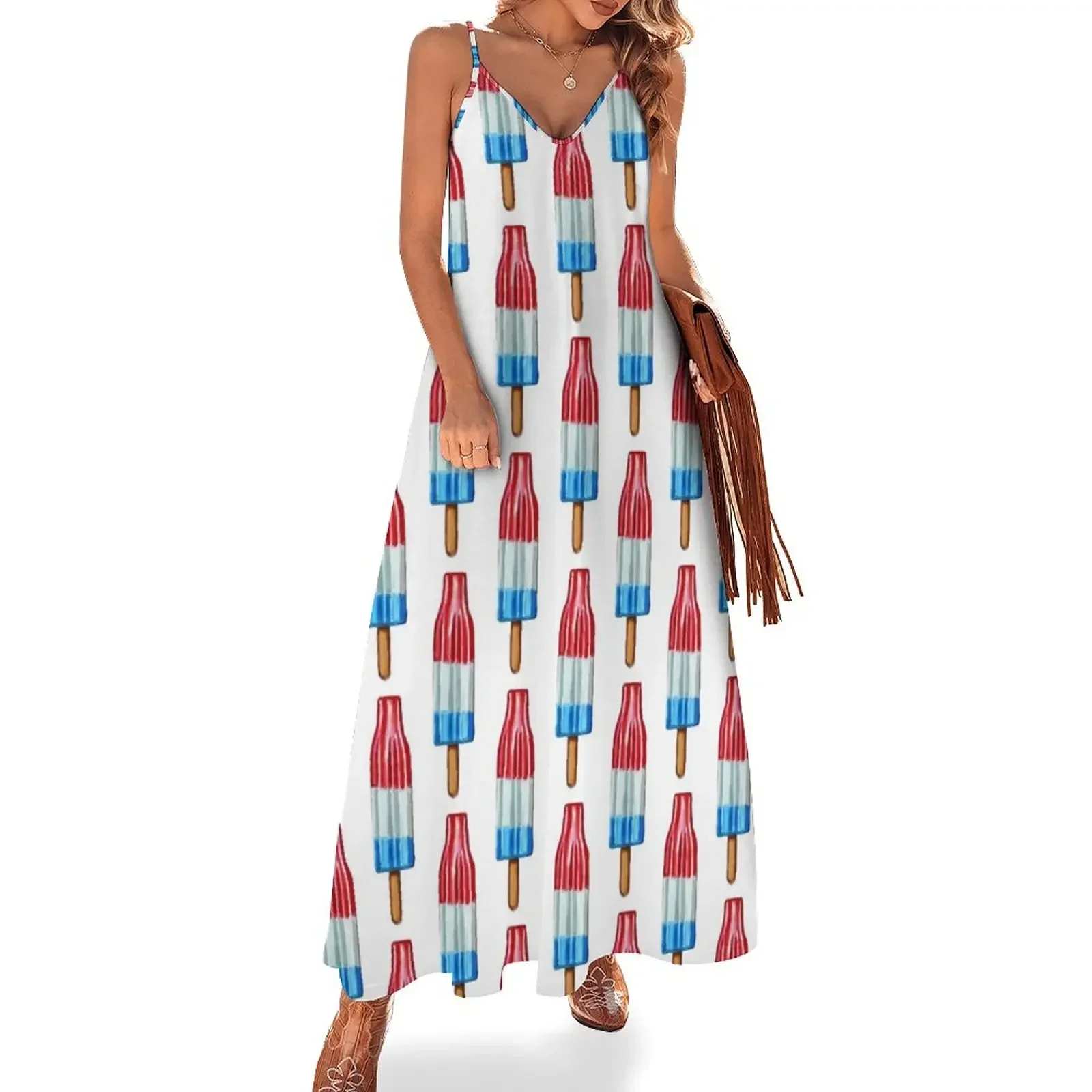 Hand Painted ROCKET POP Art Sleeveless Dress Clothing women long dresses Clothing female summer outfits for women 2024 Dress
Hand Painted ROCKET POP Art Sleeveless Dress Clothing women long dresses Clothing female summer outfits for women 2024 Dress