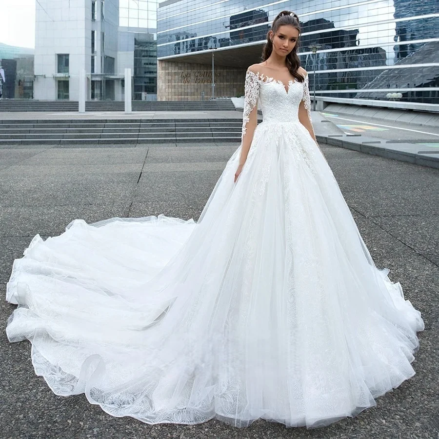 Muslim Wedding Dresses A-line Long Sleeves Appliques Boho Dubai Saudi Arabia Israel Bridal Gowns Vestido De Novia Customized
Muslim Wedding Dresses A-line Long Sleeves Appliques Boho Dubai Saudi Arabia Israel Bridal Gowns Vestido De Novia Customized