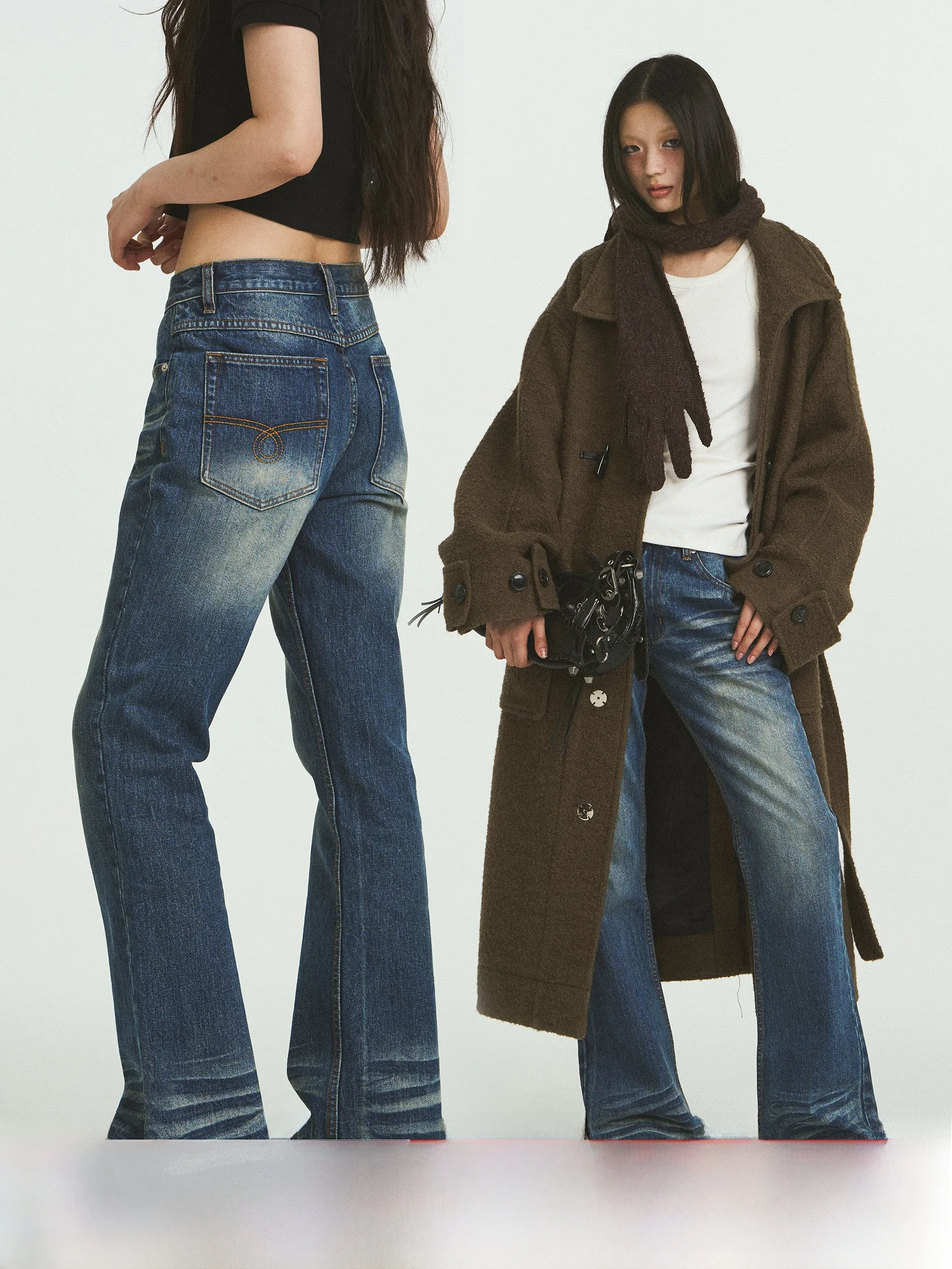 Повседневные винтажные синие расклешенные утягивающие джинсы с талией, женские удобные эластичные джинсовые брюки с талией, осенняя коллекция
Повседневные винтажные синие расклешенные утягивающие джинсы с талией, женские удобные эластичные джинсовые брюки с талией, осенняя коллекция