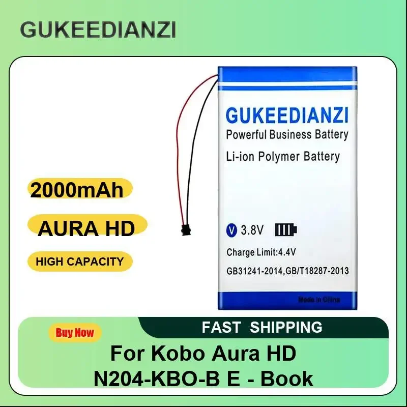 Battery For Kobo Aura HD N204-KBO-B E - Book One/Forma E-ink E-book
Battery For Kobo Aura HD N204-KBO-B E - Book One/Forma E-ink E-book