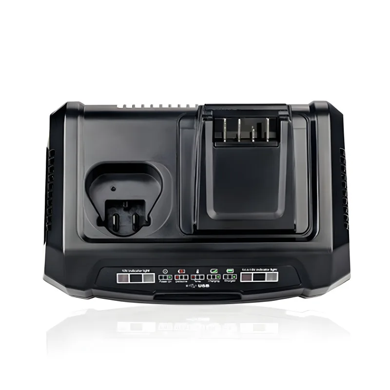 Portable Dual-Port Charger Power Tool Battery Charger Compatible with For Bosch 10.8V–20V Li-ion Batteries Fast Charging Station
Portable Dual-Port Charger Power Tool Battery Charger Compatible with For Bosch 10.8V–20V Li-ion Batteries Fast Charging Station