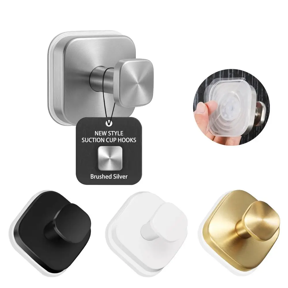 Stainless Steel Suction Cup Hooks Wall Mount Punch-Free Strong Suction Cup Holder Rust-proof Square Hanging Towel Rack Kitchen
Stainless Steel Suction Cup Hooks Wall Mount Punch-Free Strong Suction Cup Holder Rust-proof Square Hanging Towel Rack Kitchen