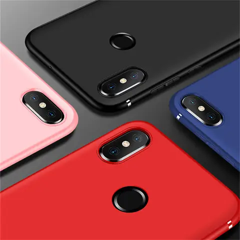 Custodia protettiva opaca in TPU per Xiaomi Mi 5 6 8 A2 lite 9 SE Mi Mix 2s 3 Max 2 3 Play Redmi 4X 5A 5 plus 7 custodie sottili e sottili