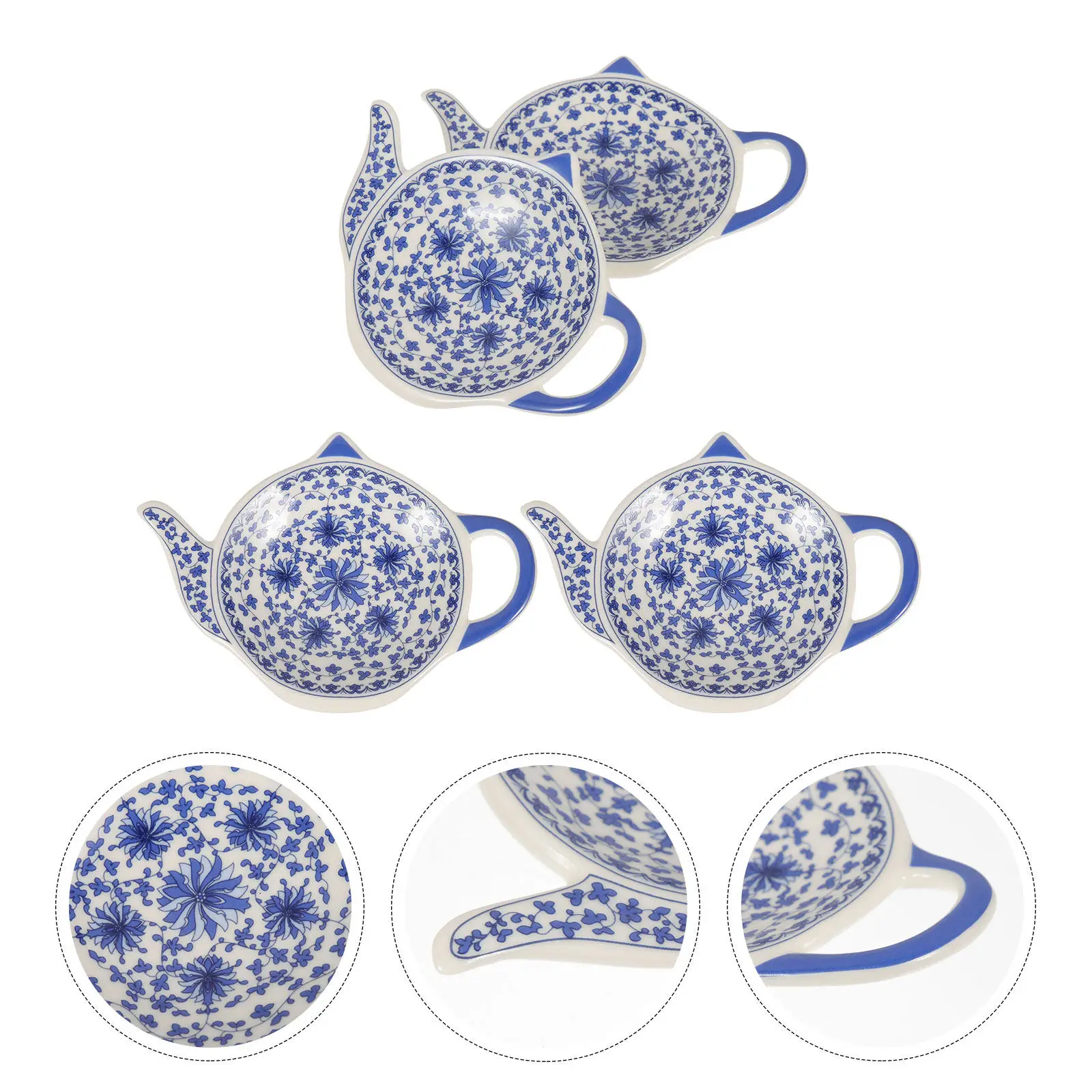 4Pcs Tea Bag Holder Ceramic Teapot Shape Heat Resistant Coaster Multi-Use Dish for Sauce Snacks Kitchen Table Protection
4Pcs Tea Bag Holder Ceramic Teapot Shape Heat Resistant Coaster Multi-Use Dish for Sauce Snacks Kitchen Table Protection