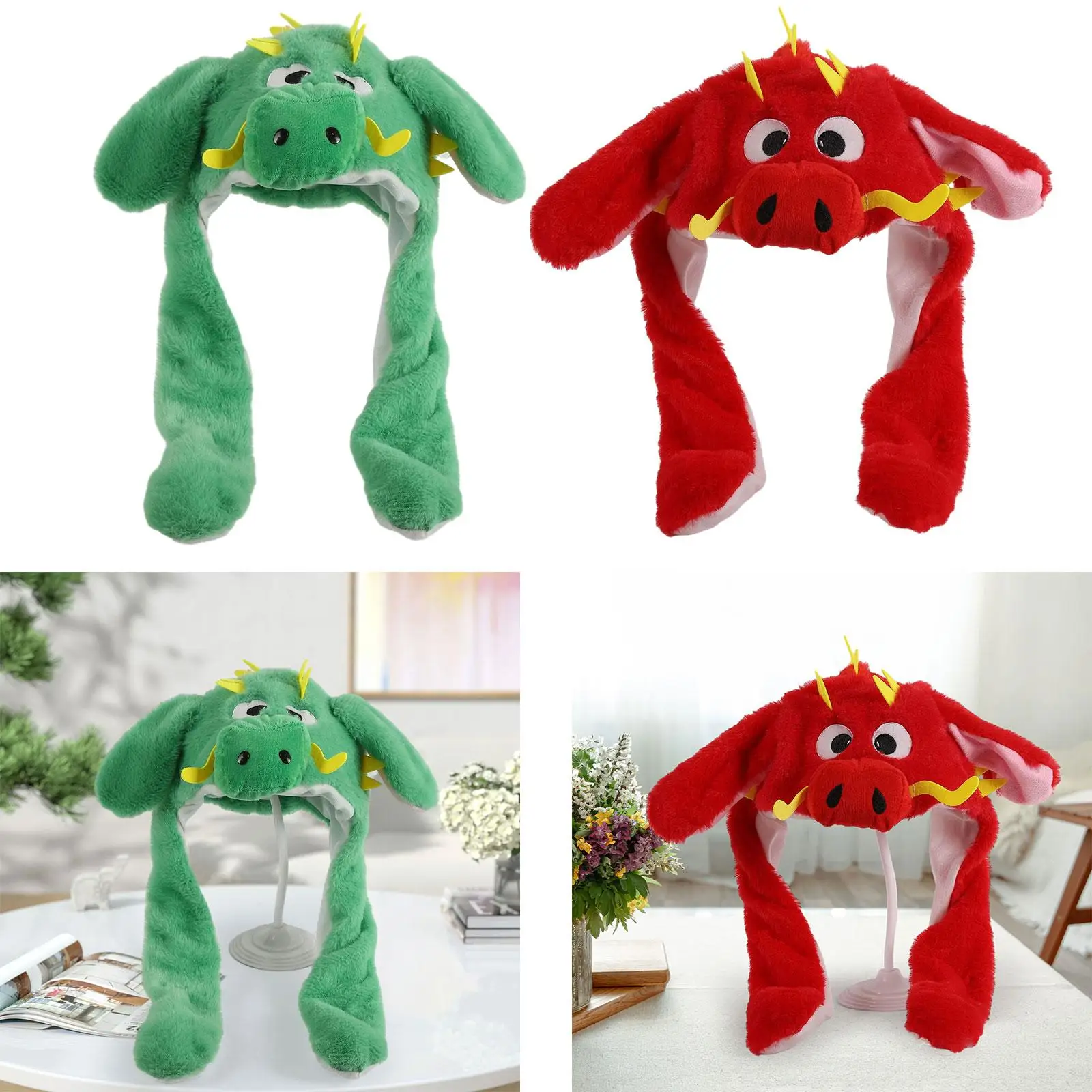 Dragon Hat Plush Casual Ear Moving Jumping Hat for Teens Girls Boys Birthday
Dragon Hat Plush Casual Ear Moving Jumping Hat for Teens Girls Boys Birthday