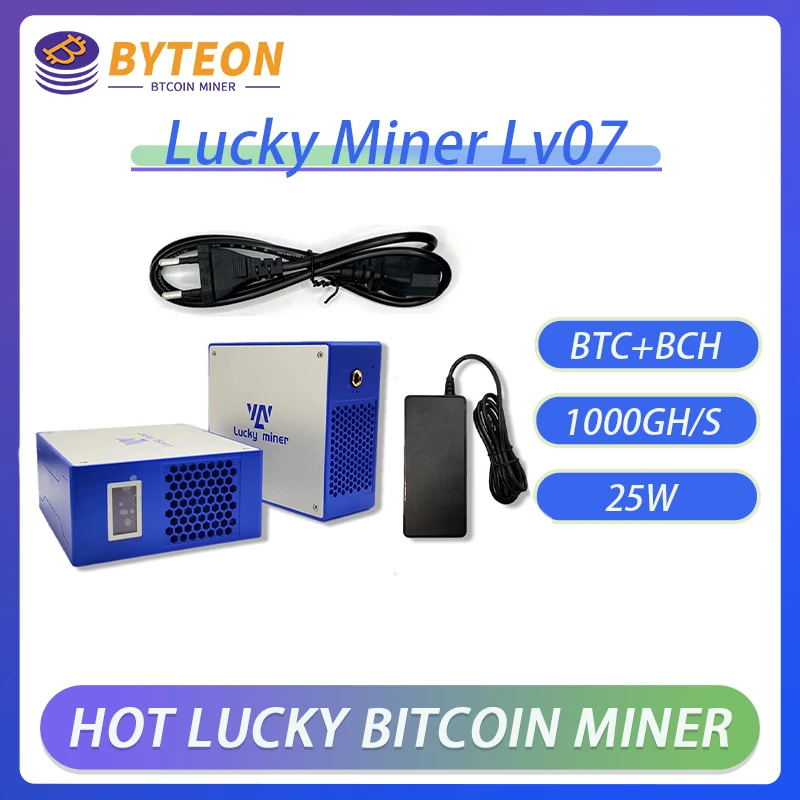 Bitcoin Miner Lucky miner LV07 WIFI 1TH/S 30W BM1366 SHA256 Домашний бесшумный лотерейный майнер BTC майнер сольный майнер bitaxe ultra.
Bitcoin Miner Lucky miner LV07 WIFI 1TH/S 30W BM1366 SHA256 Домашний бесшумный лотерейный майнер BTC майнер сольный майнер bitaxe ultra.