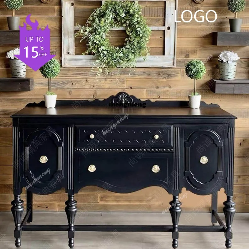 Консольный столик M183 в стиле французского винтажа из массива дерева, декоративный шкаф для гостиной, резной комод-буфет для хранения
Консольный столик M183 в стиле французского винтажа из массива дерева, декоративный шкаф для гостиной, резной комод-буфет для хранения