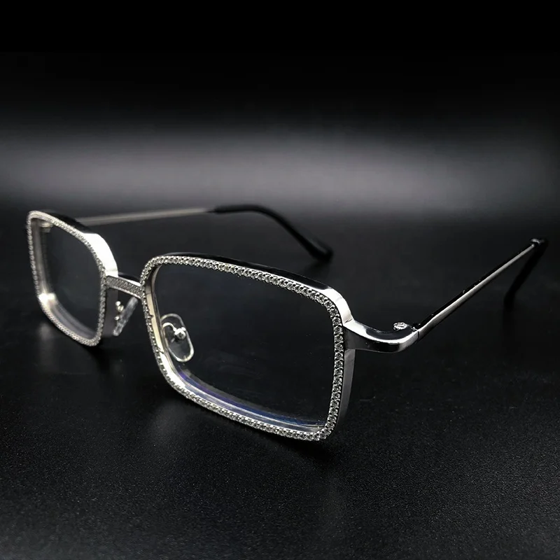Factory Custom S925 Silver 10K 14K 18K Solid Gold Iced Out VVS Natural Lab Diamond Moissanite Bling Glasses Frame Sunglasses
Factory Custom S925 Silver 10K 14K 18K Solid Gold Iced Out VVS Natural Lab Diamond Moissanite Bling Glasses Frame Sunglasses