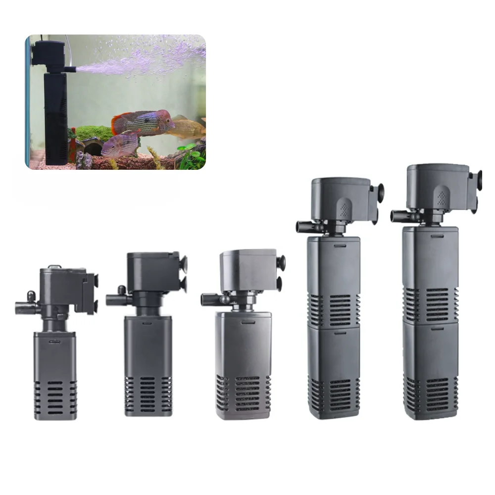 Submersible Internal Aquarium Filter Biochemical Filtration Powerful Fish Tank Filter
Submersible Internal Aquarium Filter Biochemical Filtration Powerful Fish Tank Filter