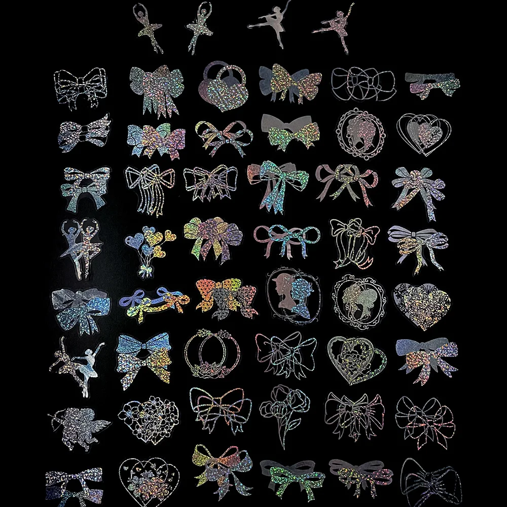10/30/50/100pcs Hot Silver Young Girl's Heart Cool Stickers for Laptop Phone Tablet PVC Graffiti Transparent Laser Sticker Pack
10/30/50/100pcs Hot Silver Young Girl's Heart Cool Stickers for Laptop Phone Tablet PVC Graffiti Transparent Laser Sticker Pack