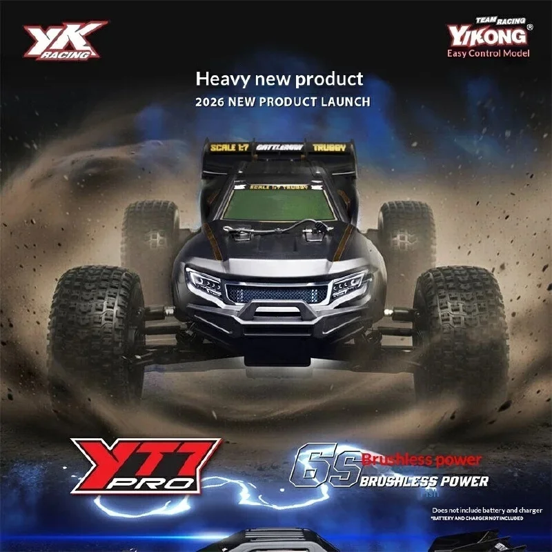 Радиоуправляемый гоночный внедорожник Yikong YT7 YK9071 PRO 1:7 6S с бесщеточным двигателем, полноприводный, электрический, на радиоуправлении, имитация внедорожного краулера, модель для хобби
Радиоуправляемый гоночный внедорожник Yikong YT7 YK9071 PRO 1:7 6S с бесщеточным двигателем, полноприводный, электрический, на радиоуправлении, имитация внедорожного краулера, модель для хобби