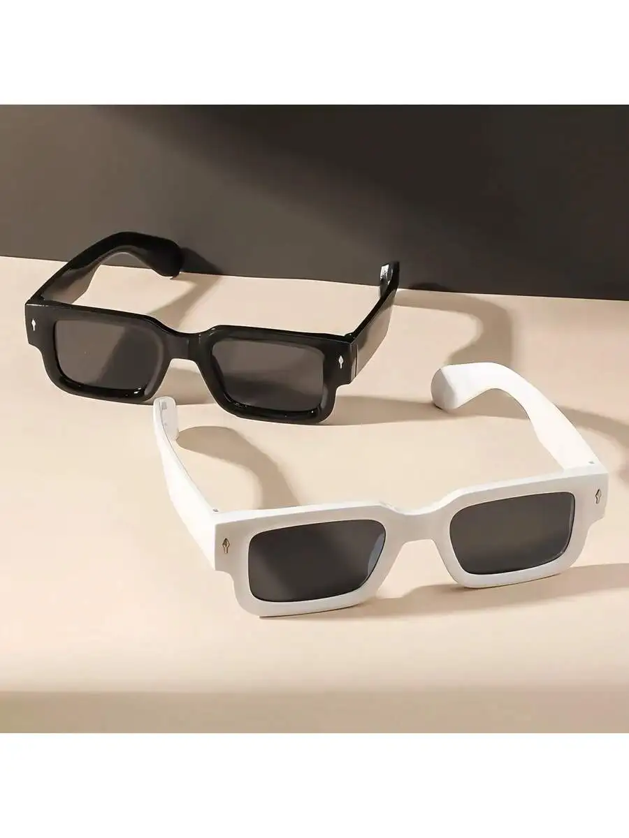 2 Pcs Retro Square Thick Frame Anti Glare Sunglasses For Women Men Party Beach Travel
2 Pcs Retro Square Thick Frame Anti Glare Sunglasses For Women Men Party Beach Travel