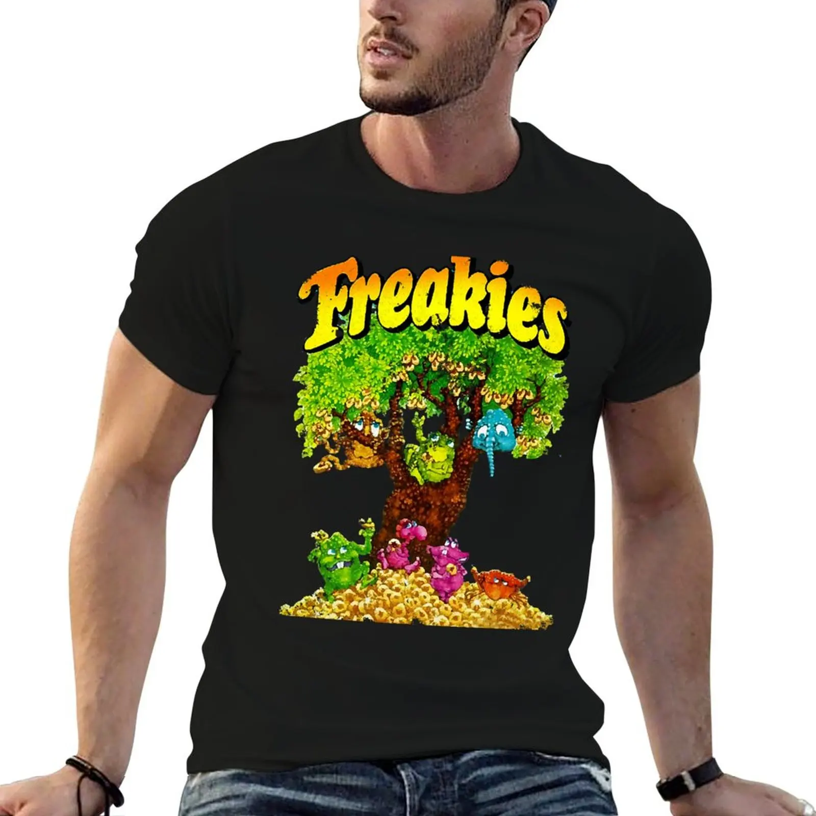 Freakies Cereal Classic T-Shirt t shirts cotton 100% t shirt for man 100 percent cotton man tshirt T-shirt
Freakies Cereal Classic T-Shirt t shirts cotton 100% t shirt for man 100 percent cotton man tshirt T-shirt