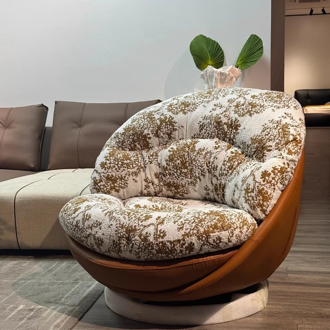 Italian Minimalist Single Person Rotating Living Room Balcony Lazy Sofa Designer Lounge Chair Casual Modern Minimalist Kanepe
Italian Minimalist Single Person Rotating Living Room Balcony Lazy Sofa Designer Lounge Chair Casual Modern Minimalist Kanepe