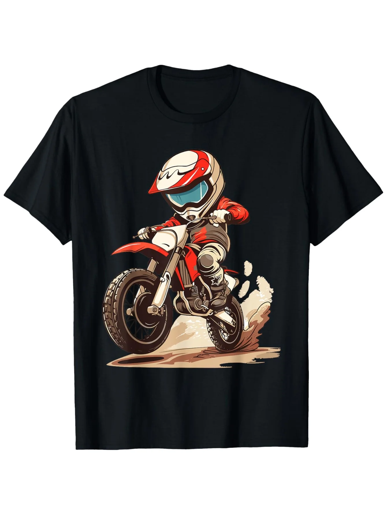 Boys Girls Muddy Track Motorcycle T-shirts Boys Fashion Trends Bottom Shirts See-through Casual Comfortable Boys Girls Best Gift
Boys Girls Muddy Track Motorcycle T-shirts Boys Fashion Trends Bottom Shirts See-through Casual Comfortable Boys Girls Best Gift