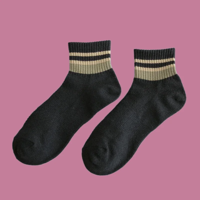5/10 Pairs Men's Casual Socks Breathable Mesh Striped Men's Socks Men's Cotton Socks Autumn And Winter Men's Middle Tube Socks
5/10 Pairs Men's Casual Socks Breathable Mesh Striped Men's Socks Men's Cotton Socks Autumn And Winter Men's Middle Tube Socks