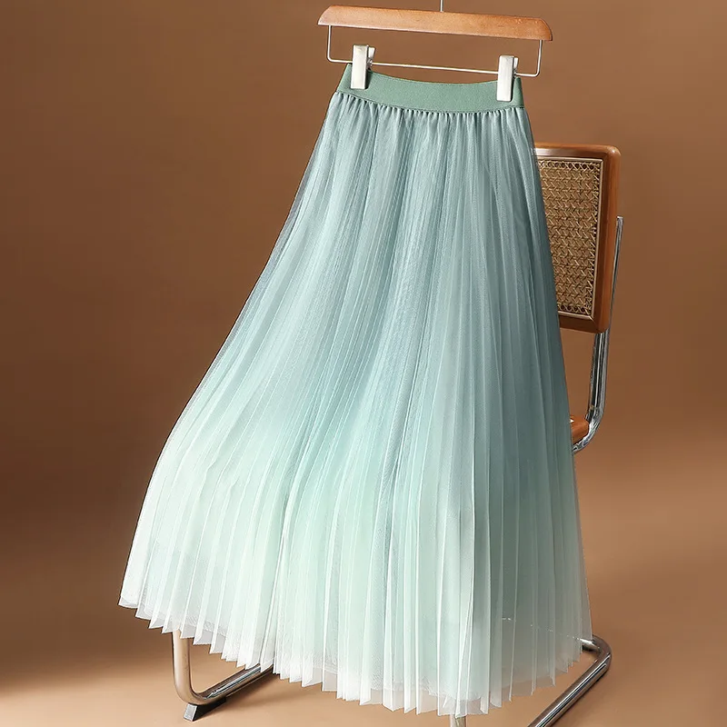 Skirts Women Mid Length Skirt Gradient Y2k A Line Pleated High Waist Slim Fit Streetwear Elegant Splice Party Club Summer 2025
Skirts Women Mid Length Skirt Gradient Y2k A Line Pleated High Waist Slim Fit Streetwear Elegant Splice Party Club Summer 2025