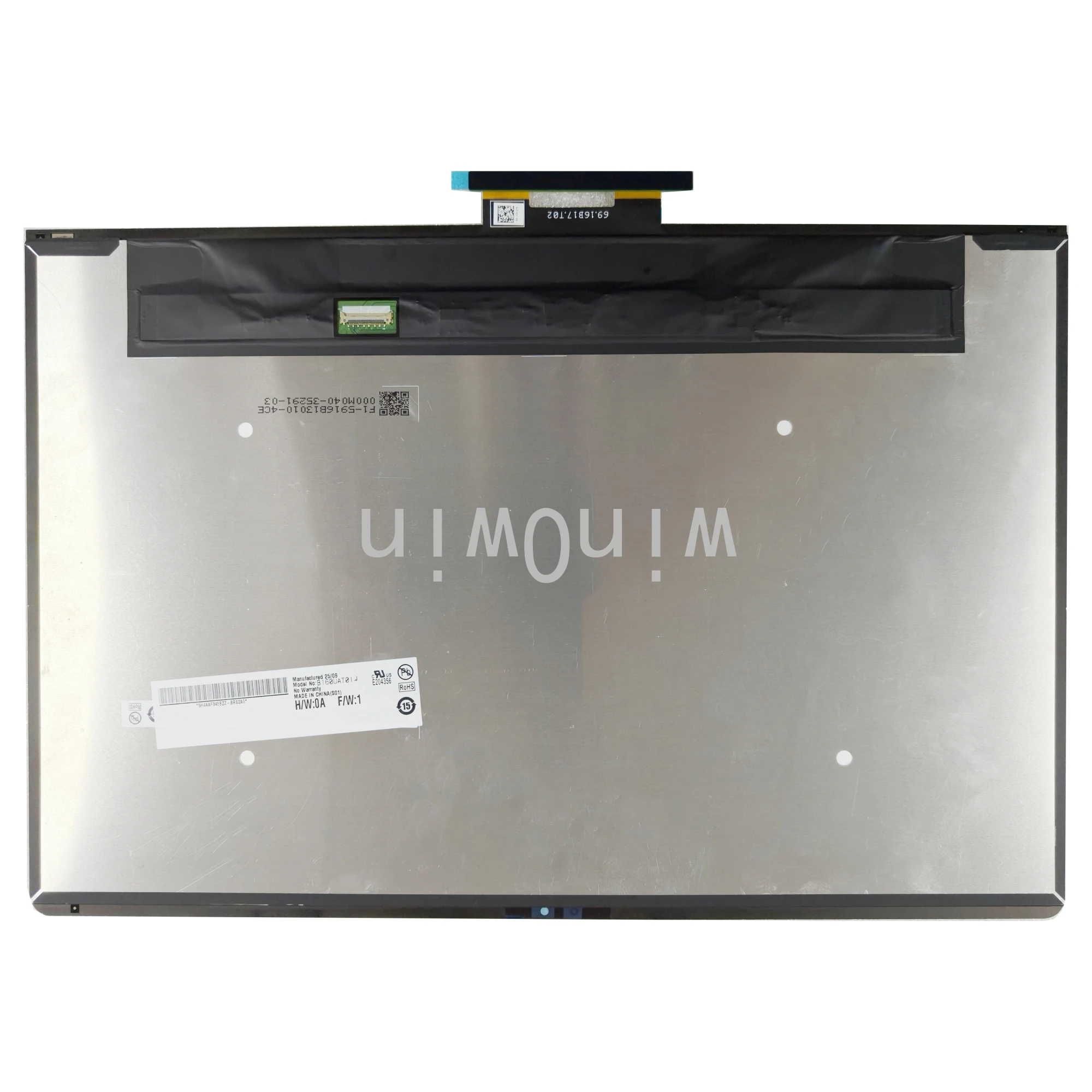 B160UAT01.J для DELL 16,0-дюймового сенсорного экрана и дигитайзера, стеклянная панель дисплея в сборе
B160UAT01.J для DELL 16,0-дюймового сенсорного экрана и дигитайзера, стеклянная панель дисплея в сборе