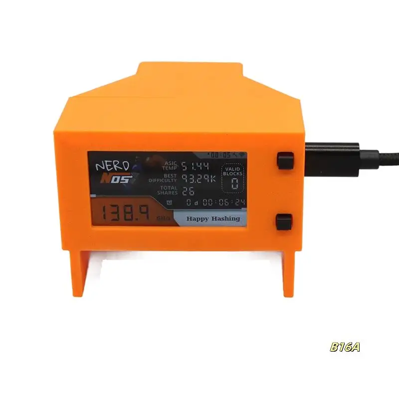 Вилка европейского стандарта Nerdnos Nerdminer 80-120GH/S Bitcoin BTC Solo Asic Miner с Wi-Fi для криптовалюты
Вилка европейского стандарта Nerdnos Nerdminer 80-120GH/S Bitcoin BTC Solo Asic Miner с Wi-Fi для криптовалюты
