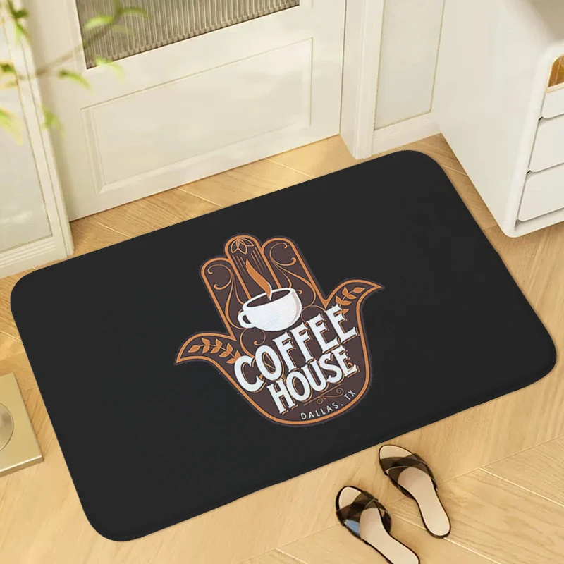 Café Entrance Door Doormat Hallway Balcony Bath Mat Living Room Floor Carpet Kitchen Bathroom Rug Interior Home Decor Items 
Café Entrance Door Doormat Hallway Balcony Bath Mat Living Room Floor Carpet Kitchen Bathroom Rug Interior Home Decor Items