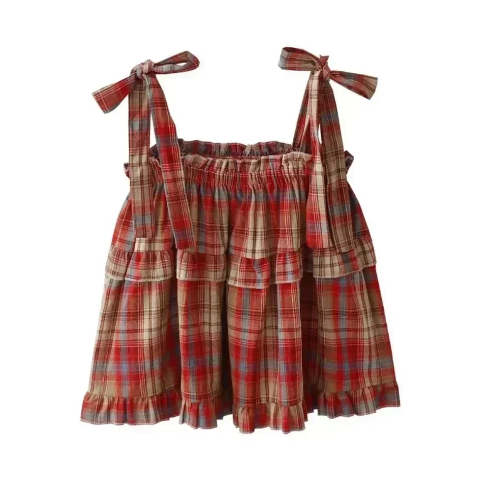 Y2K Hot Women Summer Acubi Japan Vintage Gyaru Tanks & Camis Lace Up Green Crop Top Plaid Strap Sleeveless Tank Tops Clothes
Y2K Hot Women Summer Acubi Japan Vintage Gyaru Tanks & Camis Lace Up Green Crop Top Plaid Strap Sleeveless Tank Tops Clothes