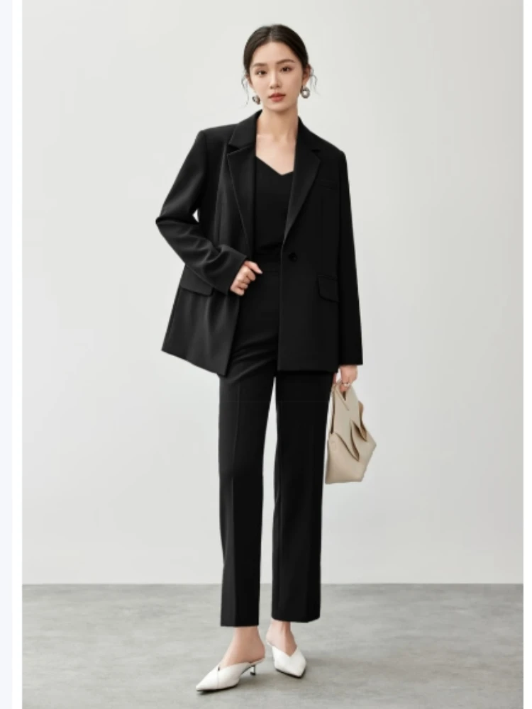 SENTUBILA Women Office Work Wear Pant Suits 2025 Fall Cummute Outfits Ankle-length Pencil Pant Blazer 2 Piece Sets 151Z80558
SENTUBILA Women Office Work Wear Pant Suits 2025 Fall Cummute Outfits Ankle-length Pencil Pant Blazer 2 Piece Sets 151Z80558