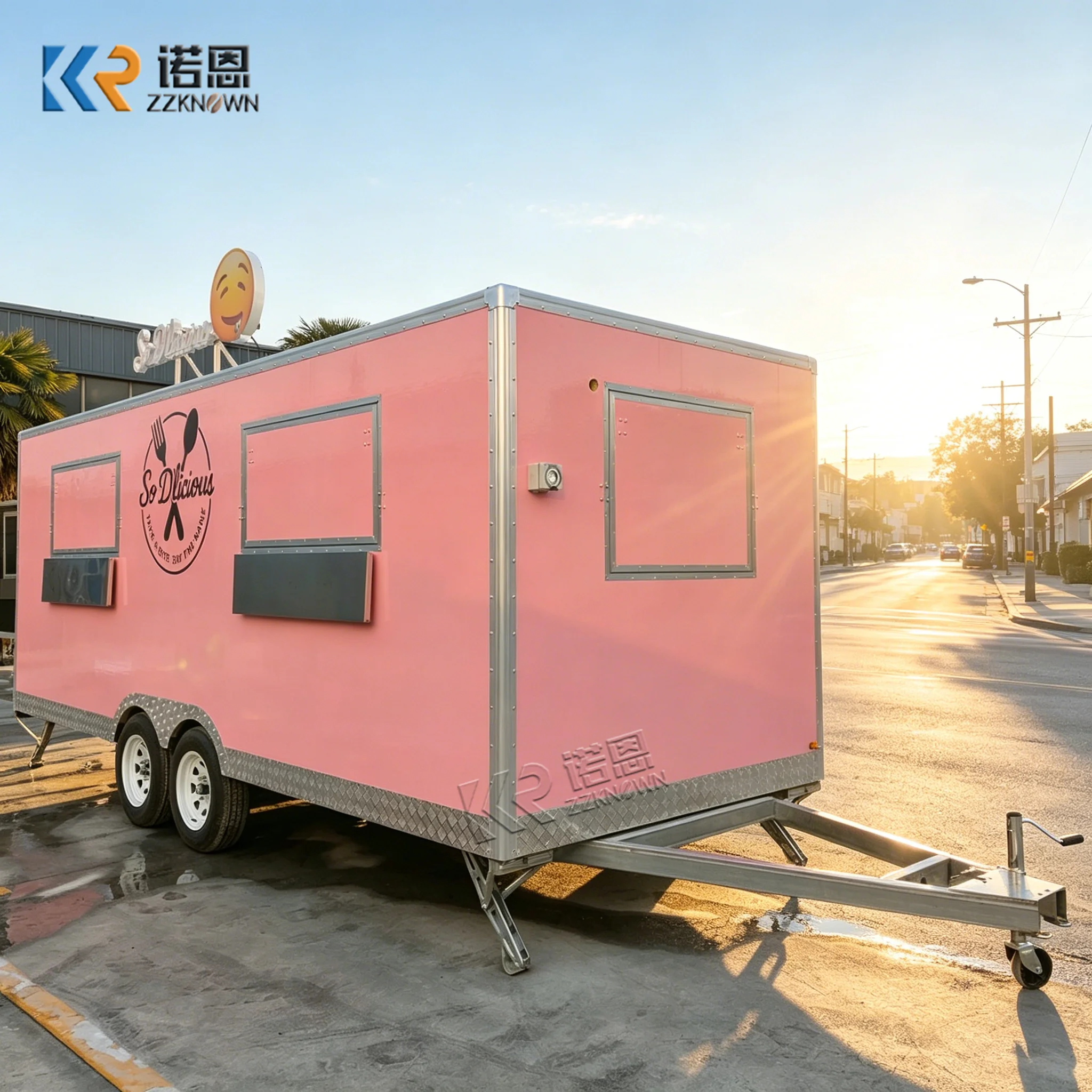 Multifunctional Mobile Food Truck BBQ Pizza Trailer Hot Dog Cart Coffee Van Fully Equipped Concession Kitchen
Multifunctional Mobile Food Truck BBQ Pizza Trailer Hot Dog Cart Coffee Van Fully Equipped Concession Kitchen