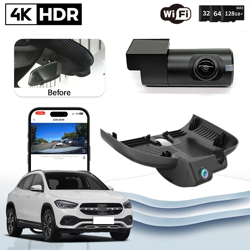 4K WIFI Camera For Mercedes-Benz gla 200 220 2023 2024 2025 for MB gla200 gla 220 Night Vision DashCam Car Dvr Video Recorder
4K WIFI Camera For Mercedes-Benz gla 200 220 2023 2024 2025 for MB gla200 gla 220 Night Vision DashCam Car Dvr Video Recorder